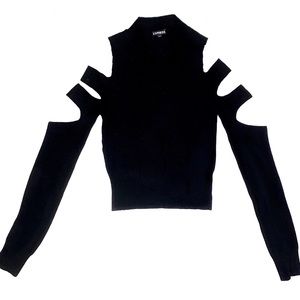 Express Cut-Out Sweater Top